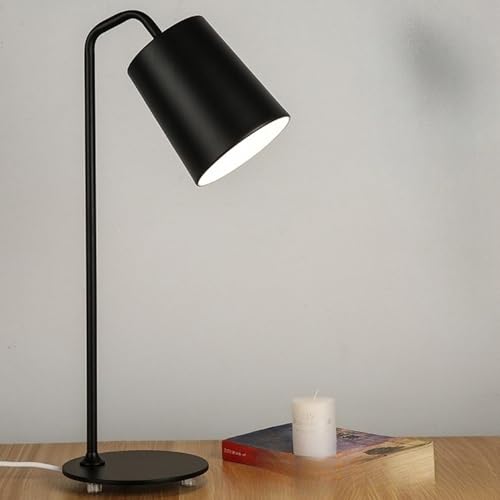 Genérico Lámpara de escritorio nórdica lujo, color dorado, ideal for mesita noche, dormitorio, oficina o sala estar