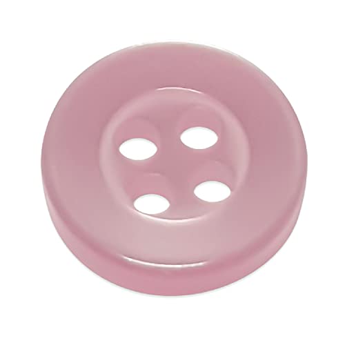 12 Pcs Pink Sewing Buttons 4 Hole Round Buttons 0.35 Inch Button For Crafts 14L Plastic Buttons For Sewing 9Mm Light Pink Buttons For Pants Blouse Shirt Dress Skirt Shorts Decorative Diy Arts #TOP5