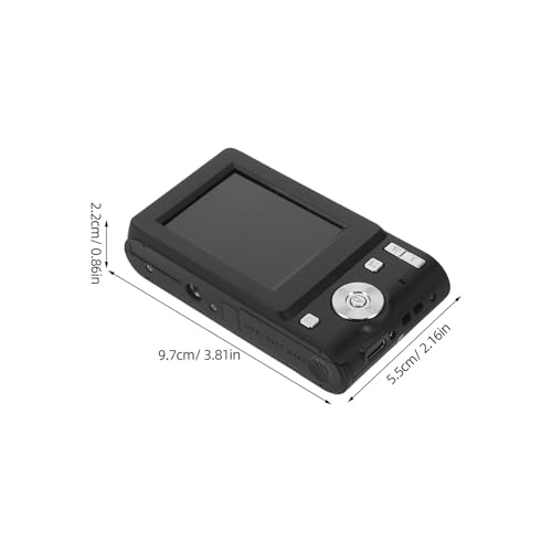 Cámara Digital Compacta Toddmomy Estilo Vintage Negra miniatura 2