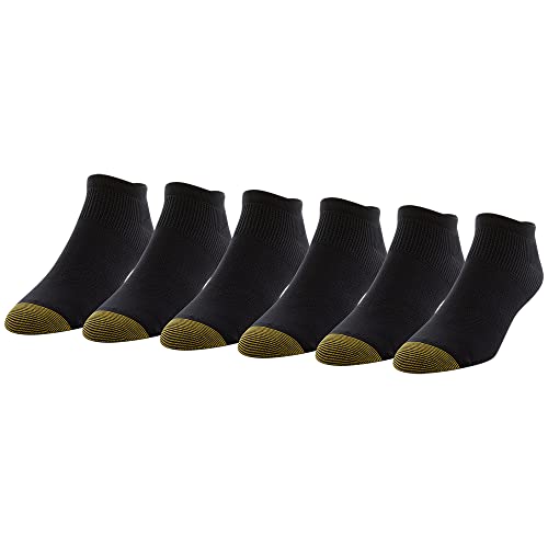 GOLDTOE Men's Nylon Lite No Show Socks, 6-Pairs