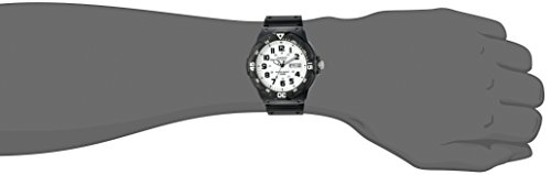 image for Casio MRW200H Series | Classic Dive Style | Unisex Analog Watch | Blac
