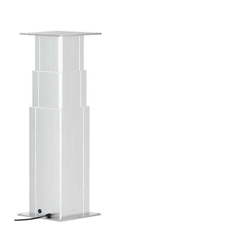 DHLCE-S Elektryczna kolumna podnośnikowa do podnoszenia 200 kg Zdalnie sterowana platforma podnosząca 10 mm/s Obsługa, stoły widłowe, dźwig (Silvery-80KG 30MMS,H800-1150mm)