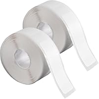 2 Rollen D30 Label Maker Tapes, 12mm x 40mm weiße Selbstklebende Etikette Tape Aufkleber Thermopapierrolle, wasserdichte Selbstklebende Thermopapierrolle LabelTape Aufkleber für Home Office Schuldatei