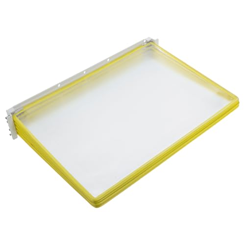 VILLCASE Wall Mounted Page Clear File Organizer Efficient Document Holder for Workspace Management Space Saving Brochure Display Rack for Conferences and Offices