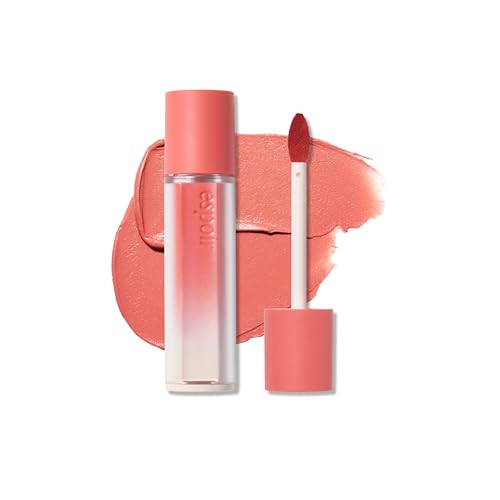 Image of Espoir Couture Lip Tint Fitting Blur #2 Nouga | Smudge-Proof Fixing Lip Stain, Soft & Creamy Texture without Flaking, Lightweight and Comfortable Matte Finish, Korean Makeup, Vegan, 0.14 oz