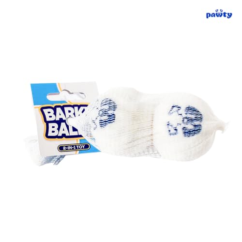 PAWTY Barky Balls - Juguete Mordible y Sonoro 2 Pack miniatura 2