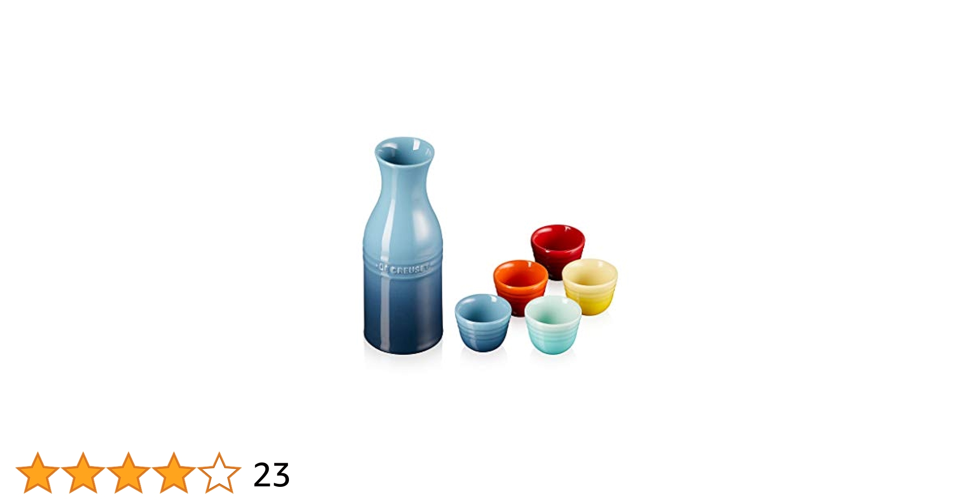 ル・クルーゼ　SAKE セット レインボー 　とっくり おちょこ Amazon.co.jp: ル・クルーゼ(Le Creuset) とっくり おちょこSAKE
