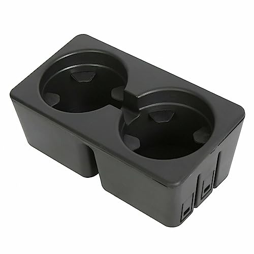 Portavasos Doble para Vehículo de Plástico ABS Negro miniatura 3