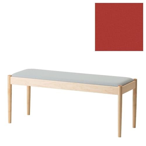 旭川家具 コサイン フォルクベンチ メープルKC ルージュ_04503