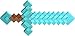 Mattel Minecraft Diamond Sword Battle Toy, Kid-Sized Accessory for Role-Play & Costumes, Inspired by The Video Game