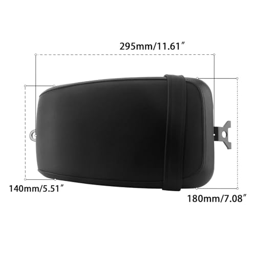 Asiento doble de moto con cojín individual trasero mullido para Nightster RH975 6