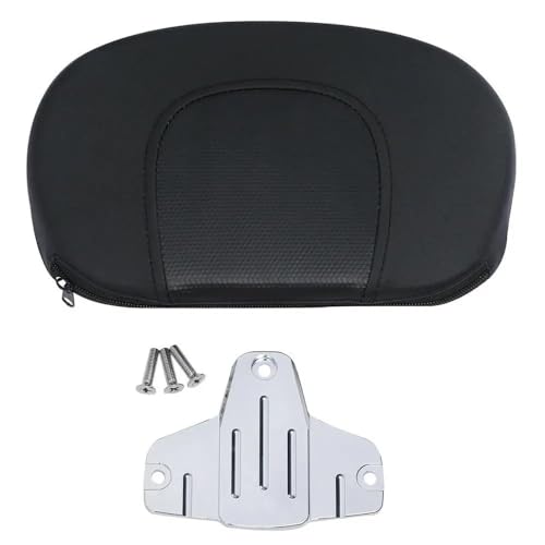 Dossier court passager noir pour moto Touring Electra Glide et Street Glide