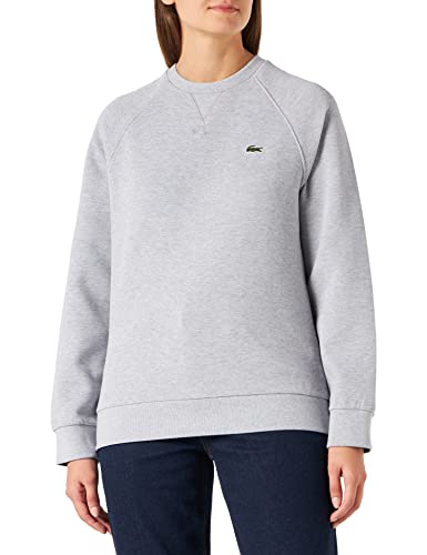 Lacoste Damen Sf7073 Sweatshirts, Chinesisches Silber, 34