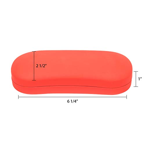 Image of Noble Hard Shell Glasses Case - Protective Eyeglass Case for Glasses with Microfiber Cleaning Cloth and Pouch