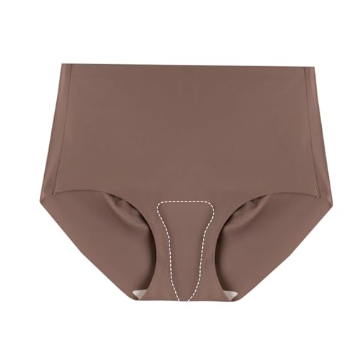 WKZSXXMJ Ropa Interior Camel Concealer Braguitas Elásticas Sin Costuras Lightinner Stretch No Show Workout Panties para Yoga, Deporte y Uso Diario, Sin Marcas, 5 Unidades(Khaki,L)