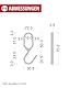 Gedotec Metall OVAL Einhängehaken für Schrankstange - 10er Pack - 30x15 mm - verchromt - Praktische Einhängehaken Funktion - Silber Haken oval für Kleiderschrank - Haken zum Einhängen