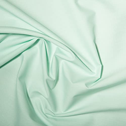 Tissu en popeline de polycoton menthe pour créer votre décoration d'intérieur