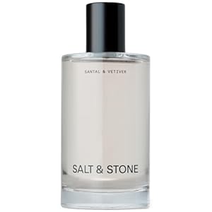 Salt & Stone Body Mist, Santal & Vetiver Scent, Skincare Infused Perfume Hair & Body Spray for Women and Men, Hydrating Fragrance with Glycerin and Red Algae, Vegan, Cruelty Free, 3.4 fl oz