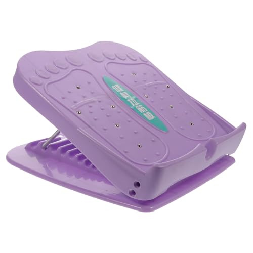 Happyyami 1Pc Portable for Foot and Calf Stretching Durable Inclined Pedal Design for Home Use Purple Color Ankle and Leg Exercise Equipment