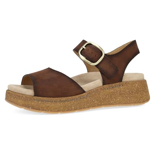 Dansko Bianca Platform Sandal for Women - Memory Foam and Suede Wrapped Footbed for an Extra Plush Comfort and Support