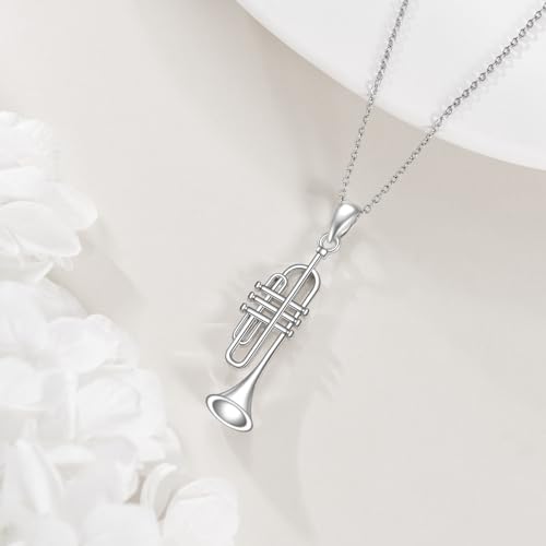 YFN Musical Instrument Necklace Sterling Silver Music Lover Pendant Jewelry Gifts for Women Men3