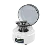 LAB FISH Mini Centrifuge Machine 4000 RPM,980 xg RCF,Lab Benchtop Microcentrifuge W/ 2-in1 Rotor for 0.2/1.5/2ml Capacity Scientific Test Tubes