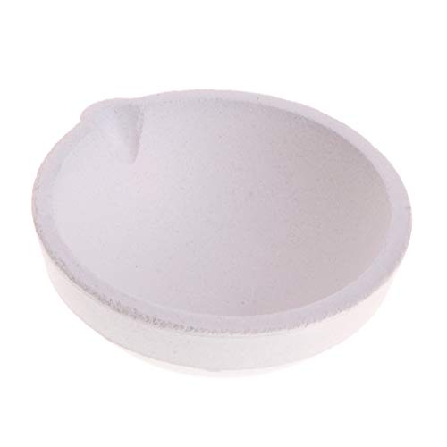 Ocobudbxw Crisol de Equipo de joyería de Cuenco de Cuarzo de 500 Gramos fundir Oro Plata Platino