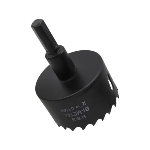 Image of 2-inch Hole Saw BI-Metal Hole Saw Drill Hole Cutter for Hard Wood, Thin Metal, Plaster Ceiling, Plastic, Fiberglass- 2pcs