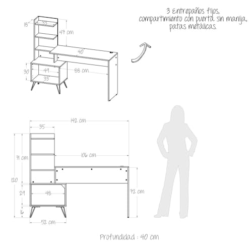 Consejos y comparativas para Comprar Escritorio con gavetas Top diez. 15 Imagen adicional