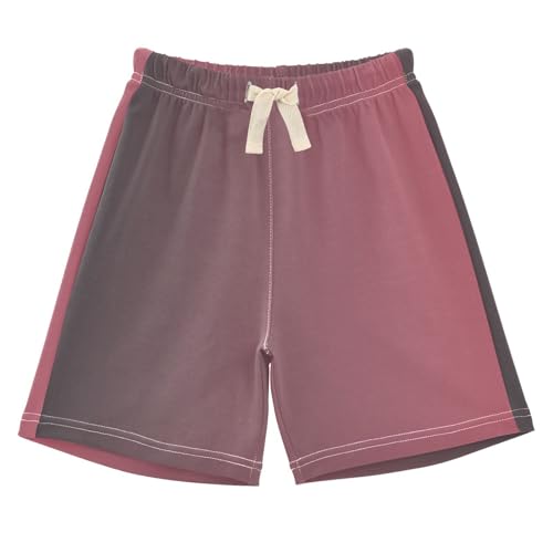 J JOYSAY Grey Pink Gradient Toddler Baby Boy Shorts Pull-on Jogger Shorts with Drawstring Elastic Waist Childrens Jogger Pants for 3T Boys