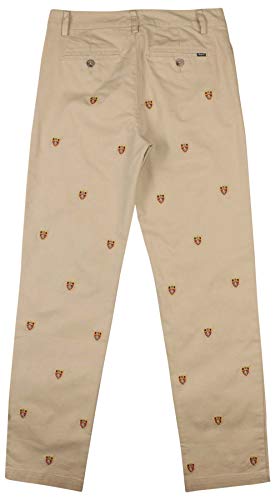 Polo RL Big Boys (8-20) Embroidered Shield Chino Pants (18, Khaki)3
