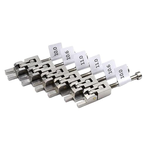 Garende Set of 6 Guitar Bridge Saddles for Fixed and Tremolo Bridges 10.0mm 10.6mm 11.0mm