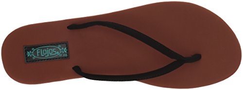 Image of Flojos Women's Fiesta Flip-Flop, black /brown, 5 M US