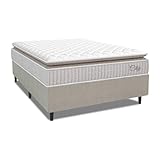 Melhor Cama Box: as 10 mais vendidas em 2025 20 Cama Box Colchão Casal Molas Ensacadas City Pillow Top 138x188x61cm Branco/Bege Hellen - Suporta...