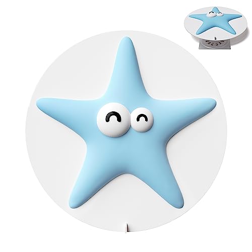 Image of Bathtub Stopper Drain Plug Cover - Silicone Bath Tub Stopper, Shower Drain Cover, Cute Drain Stopper, Flat Drain Plug for Kitchen Sink and Bathtub, Bathtub Accessories, 6 Inches, Blue