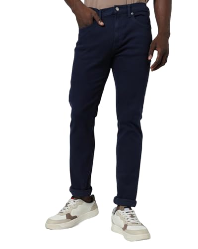 Image of Gap Men Skinny Fit Solid Print Mid Rise Lightlyly Washeded Jeans