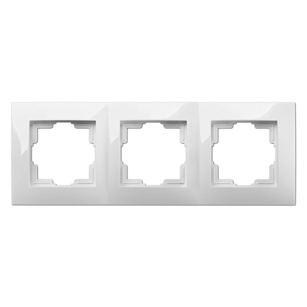 Carla 1773-00 5901752635432 Triple Frame White Electro-Plastic, Black - Image 2