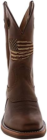 Ariat Mens Roughstock Patriot Western Boot Distressed Brown 14 | Image 4