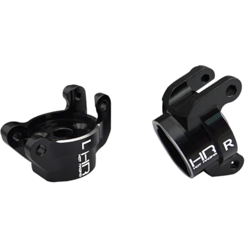 Axe arrière en aluminium Hot Racing TRXF22M01 noir usiné CNC premium