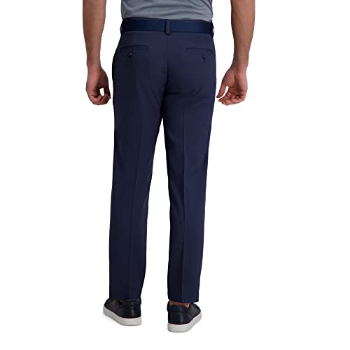 Image of Haggar Men's Cool Right Performance Flex Straight Fit Flat Front Pant