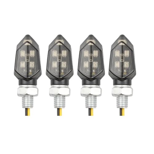 Clignotant de moto 12v 8mm ambre pour Shadow VT750 VT600 Grom CBR600F