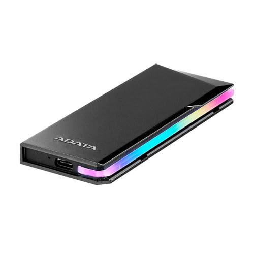 ADATA EC700G Aluminum USB 3 Gen 2 Type-C M.2 2280/2242/2230 PCIe/NVMe/SATA SSD External Portable Enclosure Case Adapter Tool-Less Design (AEC700GU32G2-CGY) の商品画像 1