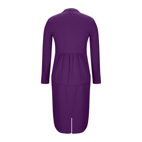 Women's Business Suit 2 Piece Long Sleeve Skirt Suit Set Lady Blazer Office Work Solid Slim Fit Jacket Outfits4