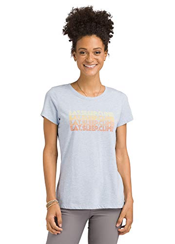 prAna - Women's prAna Graphic Tee, Blue Climb, Medium