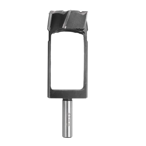 Image of HARFINGTON Wood Tenon Dowel Plug Cutter 40mm Metric Tenon Dowel Cutting Tools Drill Bit High Speed Steel Wood Plug Dowel Cutter with Round Shank for Woodworking Furniture Making