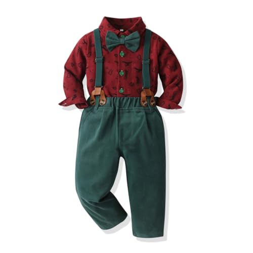 Materiale di alta qualità: Completini e coordinati per bambino fatto da 95% cotone + 5% spandex, skin-friendly, morbido e traspirante, così il tuo bambino può indossarlo più comodamente, più liberamente e i genitori possono sentirsi più a loro agio.