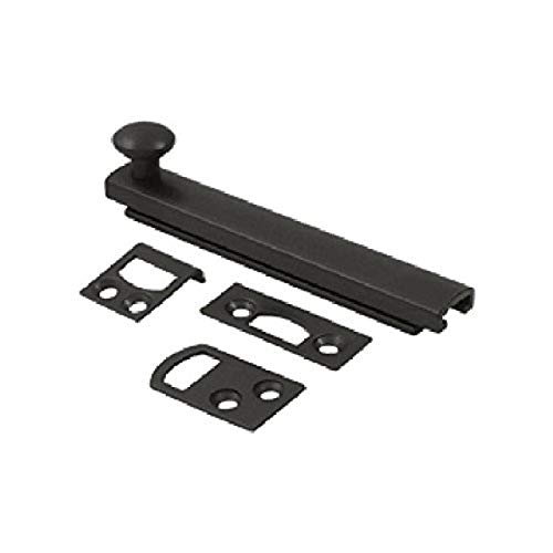 Deltana 4SBCS10B Hd Concealed Screw Solid Brass 4-Inch Surface Bolt