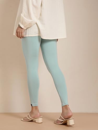 Image of TWIN BIRDS Women Viscose Ankle Leggings | Stretchable Kurti Wear Bottom