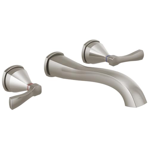 Delta Faucet Stryke Wall Mount Bathroom Faucet Brushed...