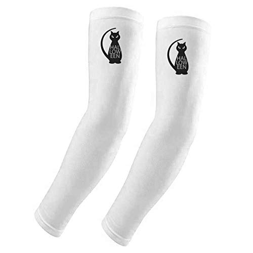 Housse de gants Halloween chat avec protection solaire anti-UV et tissu respirant